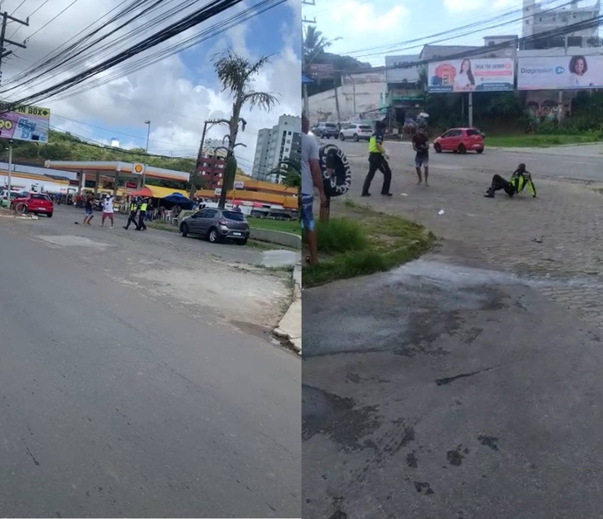 UFC! O dia em que agentes da Transalvador "saíram na mão" com um motorista "estressado"; veja vídeo 