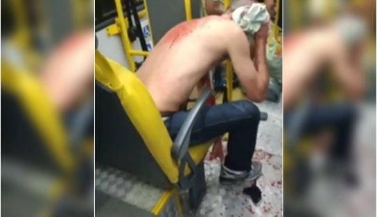 VÍDEO: policial reage a assalto em ônibus e é esfaqueado; "brigaram na minha frente", diz testemunha