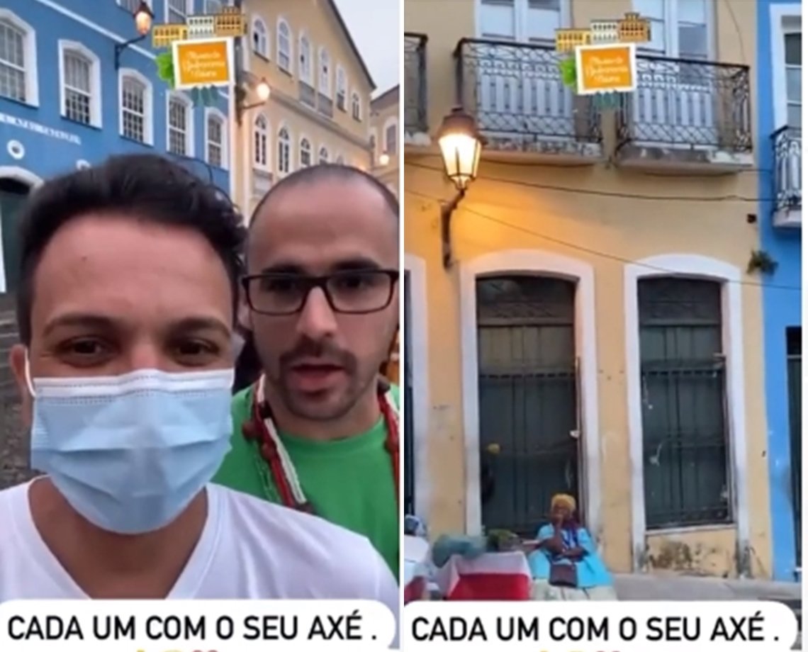 Vídeo: Turistas são acusados de xenofobia ao chamarem baiana de preguiçosa; "vai roubar seu axé" 