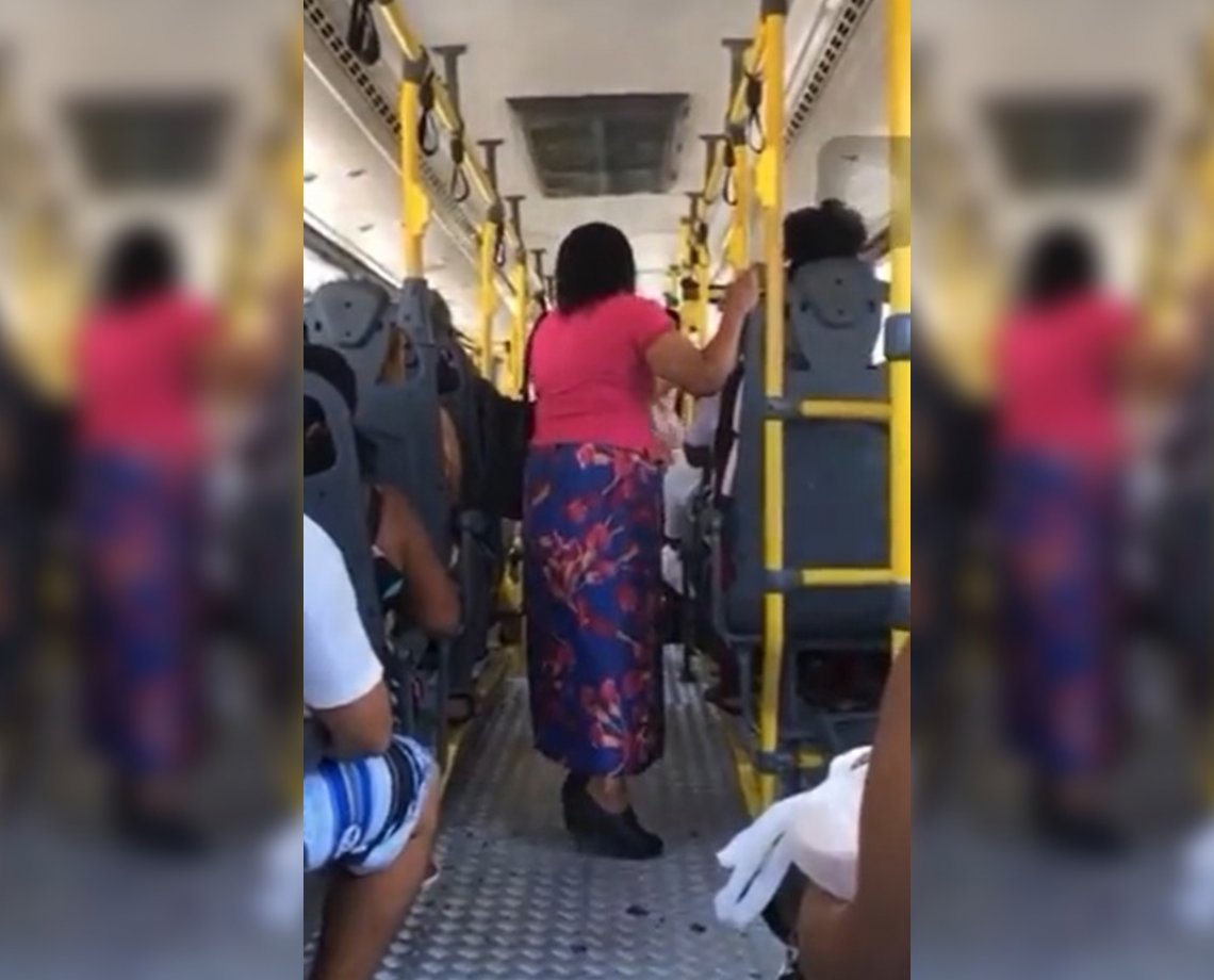 "Guerra pentecostal" em ônibus de Salvador tem "secretária do Diabo" e "Deus de Jó": o que foi que aconteceu? Assista 