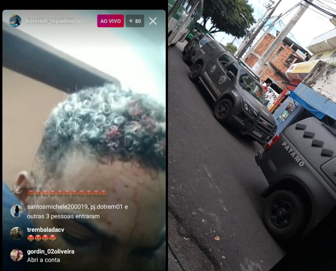 URGENTE! Suspeitos em fuga fazem refém em Salvador e transmitem cárcere pelas redes sociais