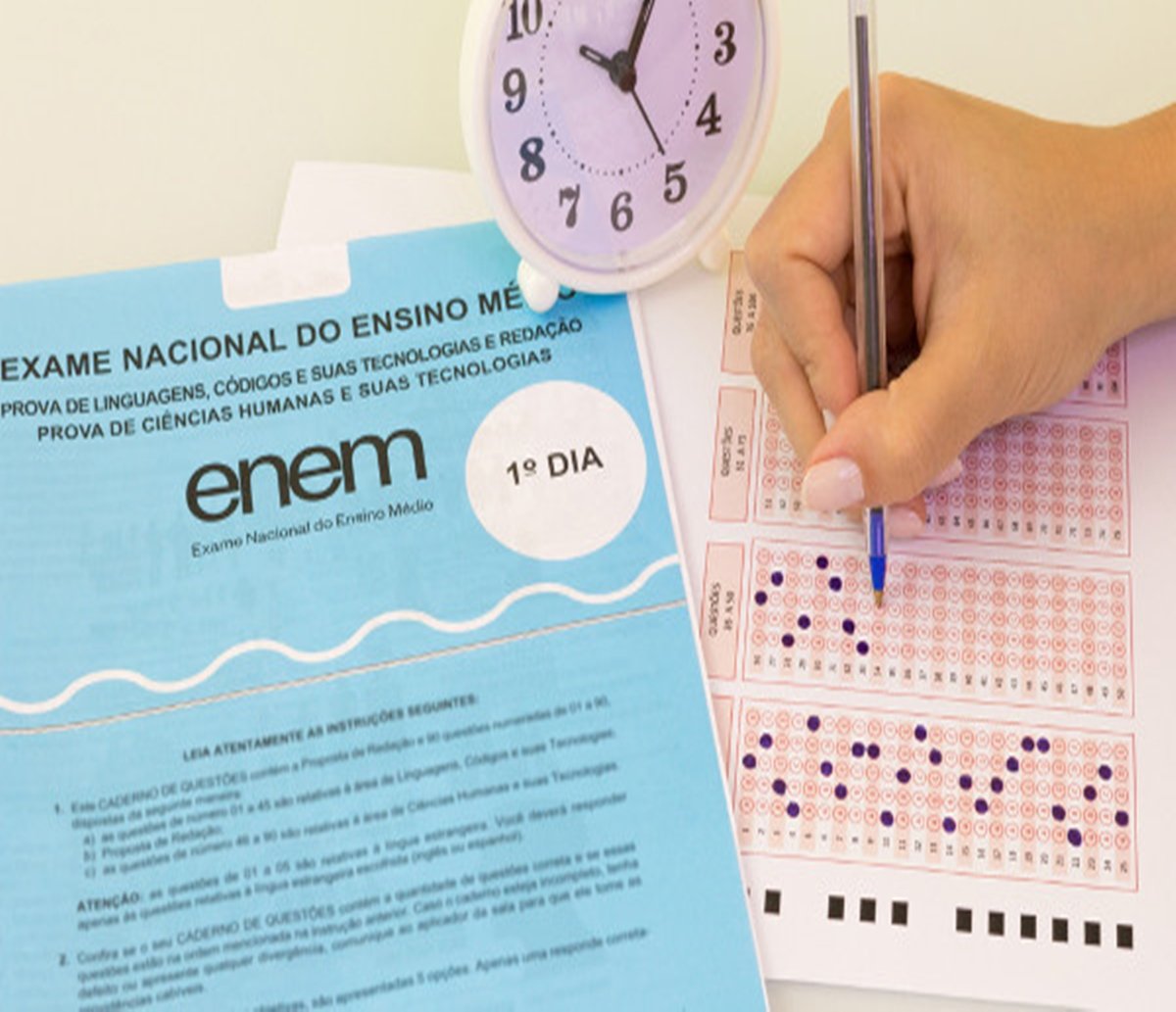 Prova do Enem começa a ser aplicada amanhã em todo país 