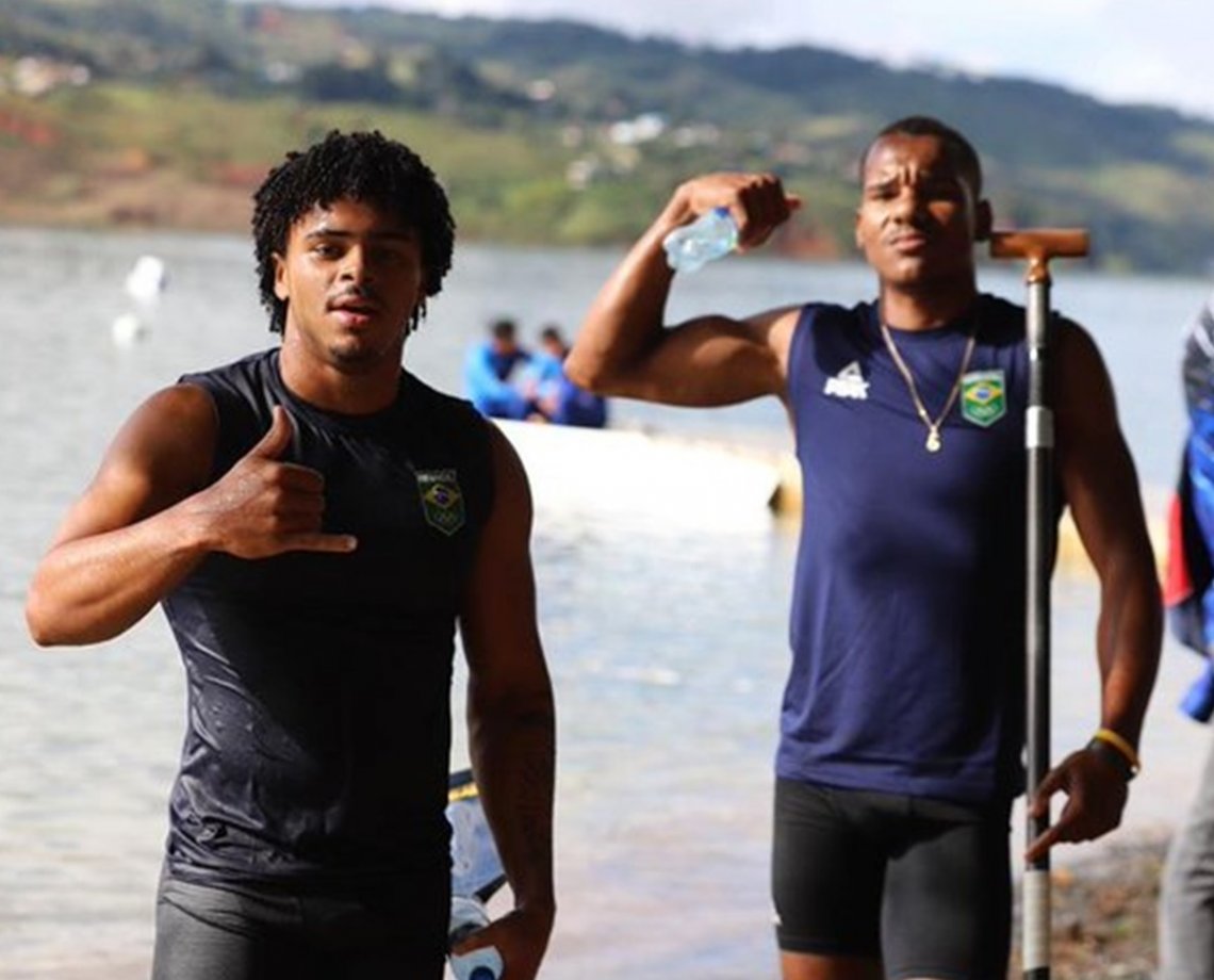 Dupla ganha ouro e garante segunda medalha baiana na canoagem no Pan-Americano Júnior de Cali
