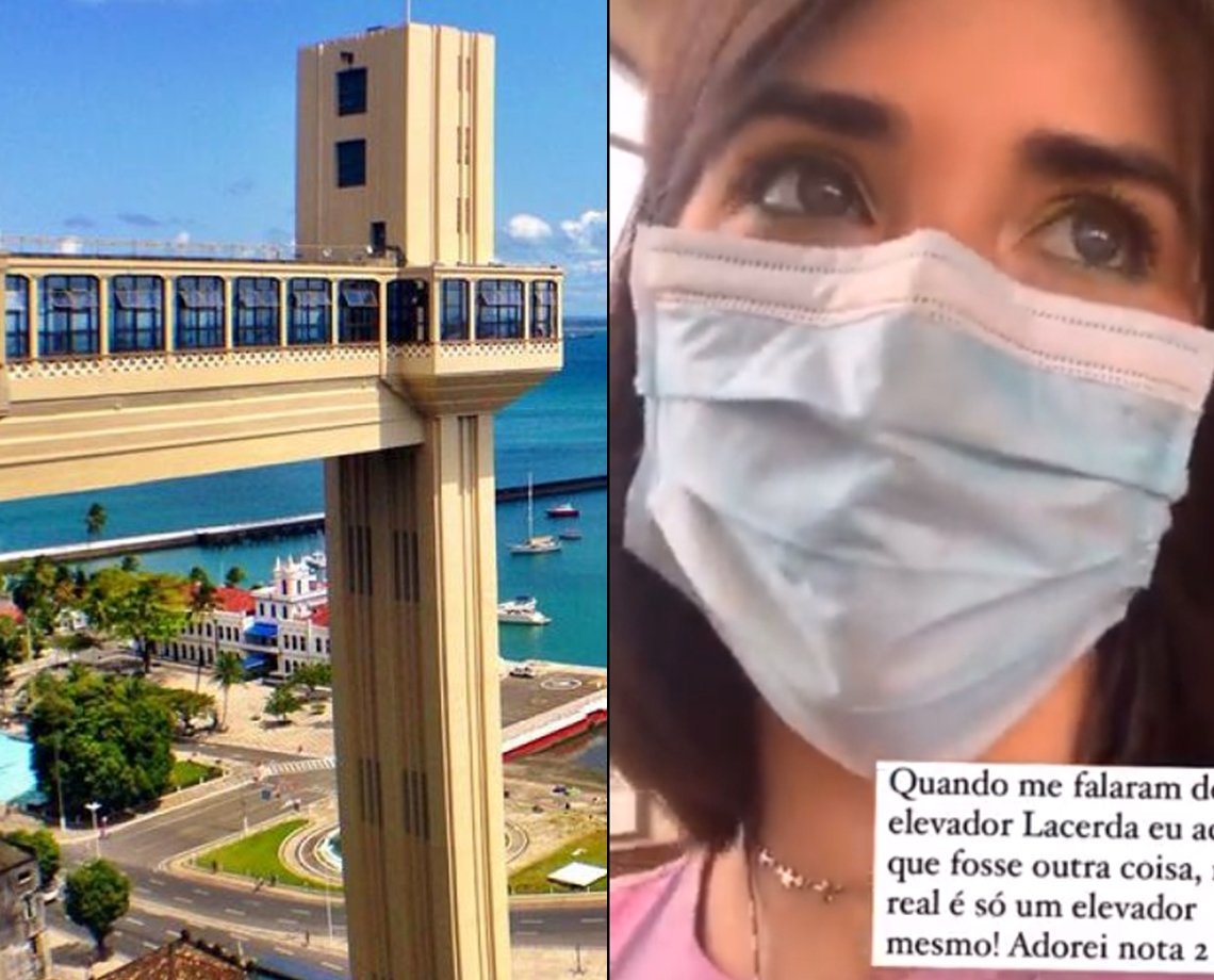 Turista que deu "nota 2" para o Elevador Lacerda por achar que seria bondinho tenta se explicar: o que ela disse? 