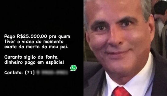 Filho de servidor executado na Garibaldi oferece R$ 25 mil para quem tiver vídeos do crime contra o pai