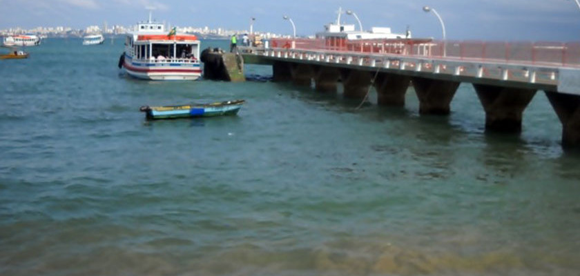 Travessia Mar Grande-Salvador faz  parada nesta manhã