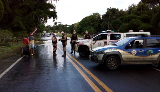 Cuidado! Polícia pede atenção de motoristas em vias liberadas nas regiões afetadas pela chuva no interior da Bahia