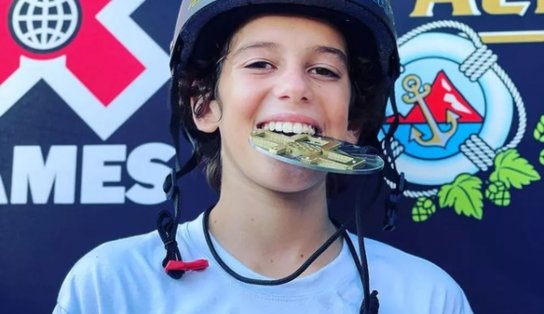 Manobra inédita e X-Games: aos 13 anos, skatista brasileiro Gui Khury bate três recordes e entra para o Guiness