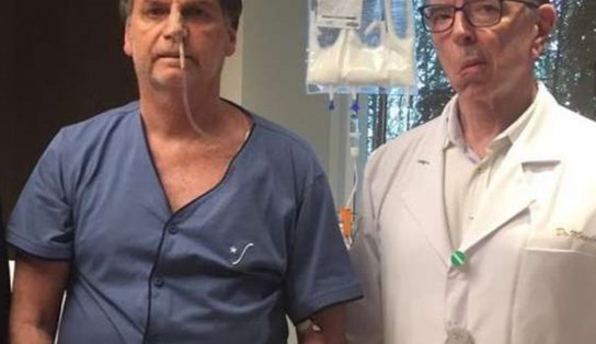 Médico de Bolsonaro comunica que cirurgia foi descartada; obstrução no intestino se desfez, mas ele segue internado