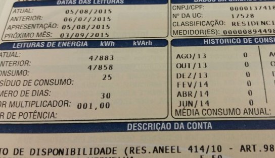 Conselho nacional de energia pede retirada de bandeira vermelha da conta de luz após aumento das chuvas