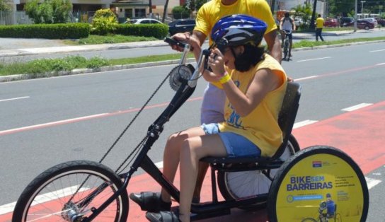 Projeto que leva bicicletas para pessoas com deficiência acontece neste sábado no Parque da Cidade, em Salvador