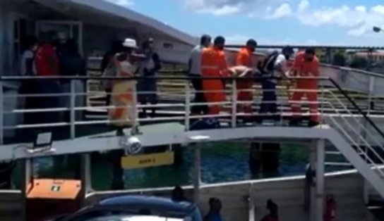 Homem de 54 anos morre após passar mal dentro de ferry-boat na Bahia