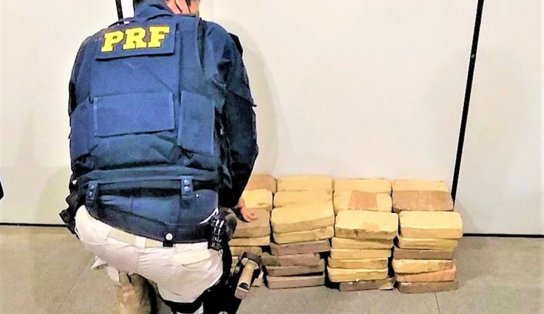 PRF apreende carregamento com quase 80 kg de cocaína no interior da Bahia; droga foi avaliada em R$ 14 milhões