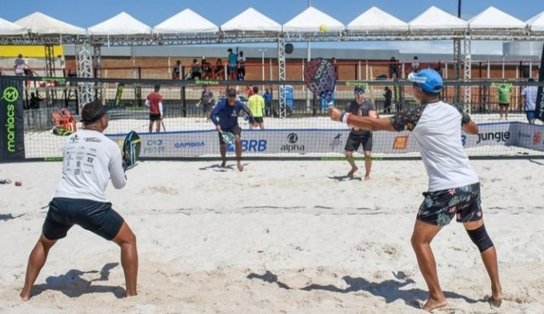 Em Salvador, primeira etapa do Circuito Baiano de Beach Tennis bate recorde de atletas; veja programação