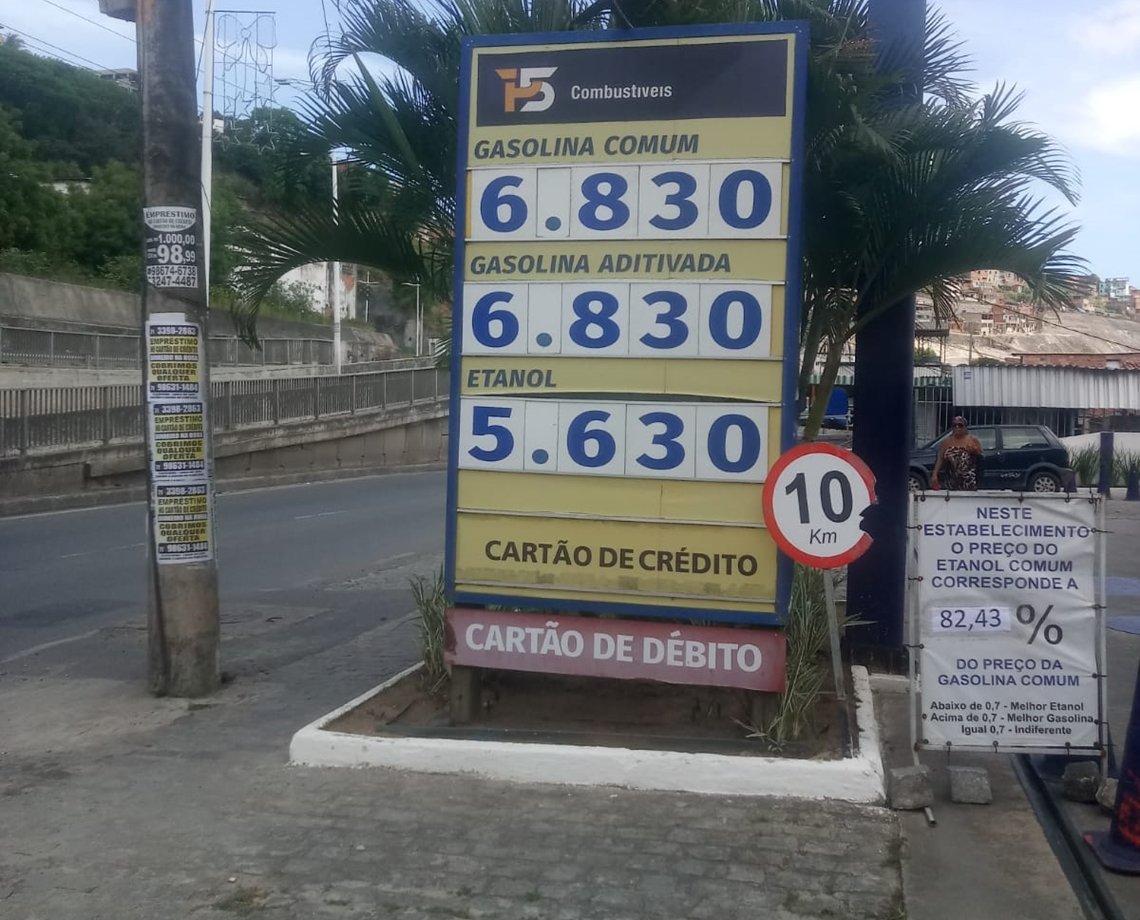 Repasse de ICMS congelado dos combustíveis teria gerado aumento de preço na Bahia, diz Sindicato