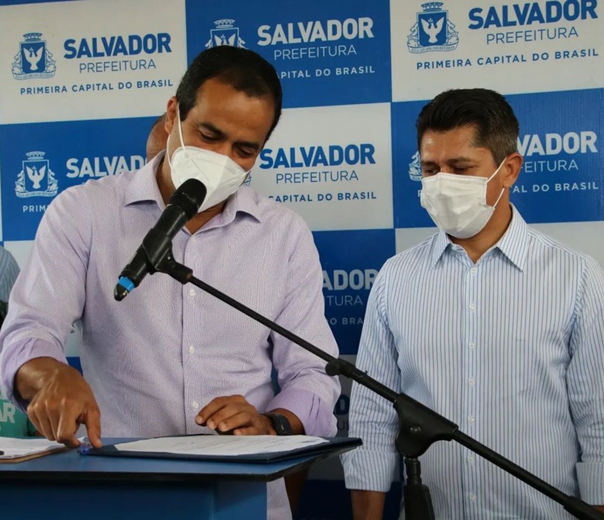 Bruno Reis evita críticas a Luiz Carlos após secretário atacar lei contra LGBTfobia em Salvador; "defendendo a diversidade religiosa" 