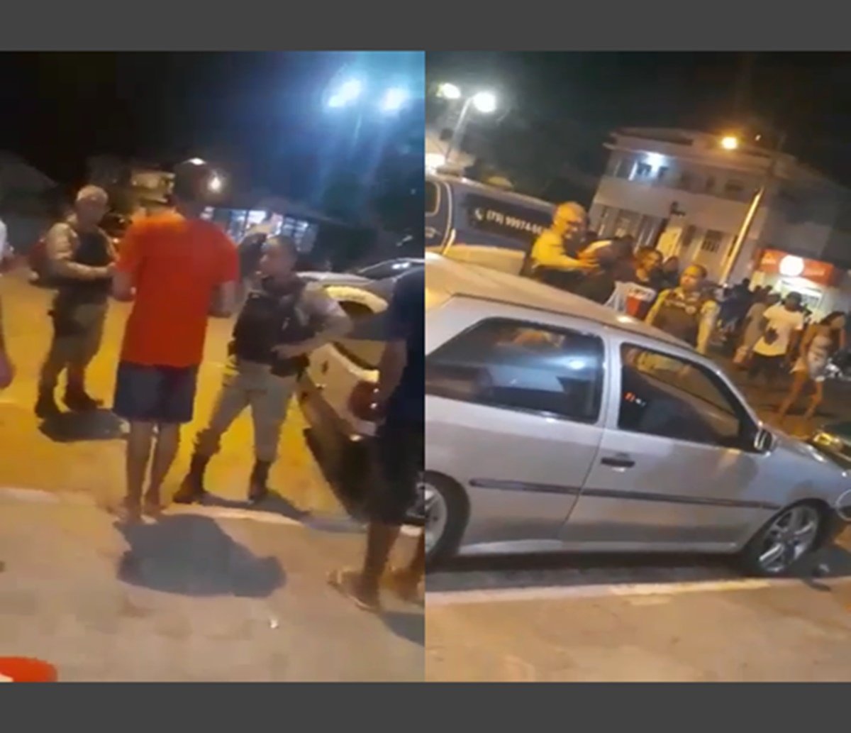 Abordagem da PM na Bahia tem tapas na cara, termos homofóbicos e muita confusão; assista aos vídeos