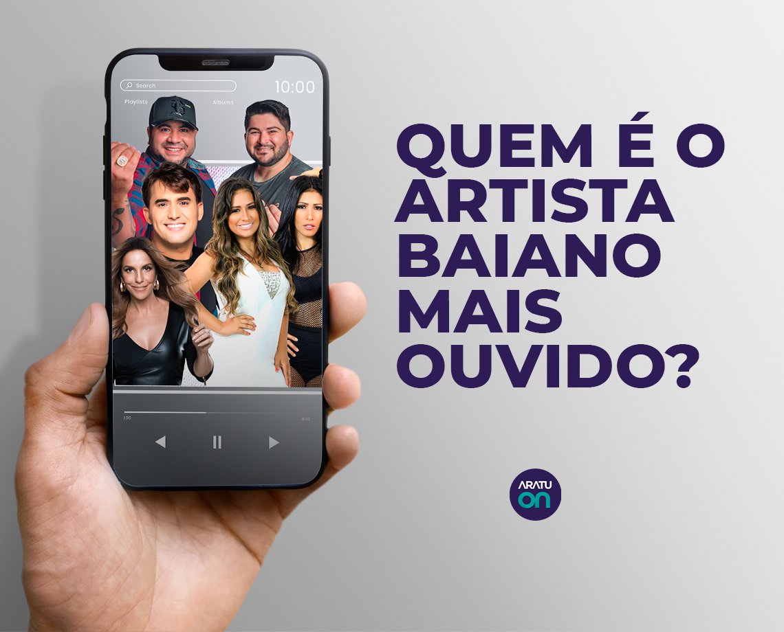 Kannário, Bethânia, Ivete: quem é o artista baiano mais ouvido no Spotify? confira levantamento do Aratu On