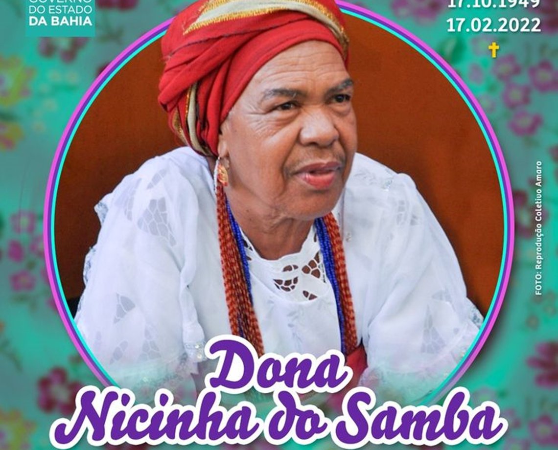 Morre Dona Nicinha, da famosa música de Harmonia do Samba, aos 72 anos