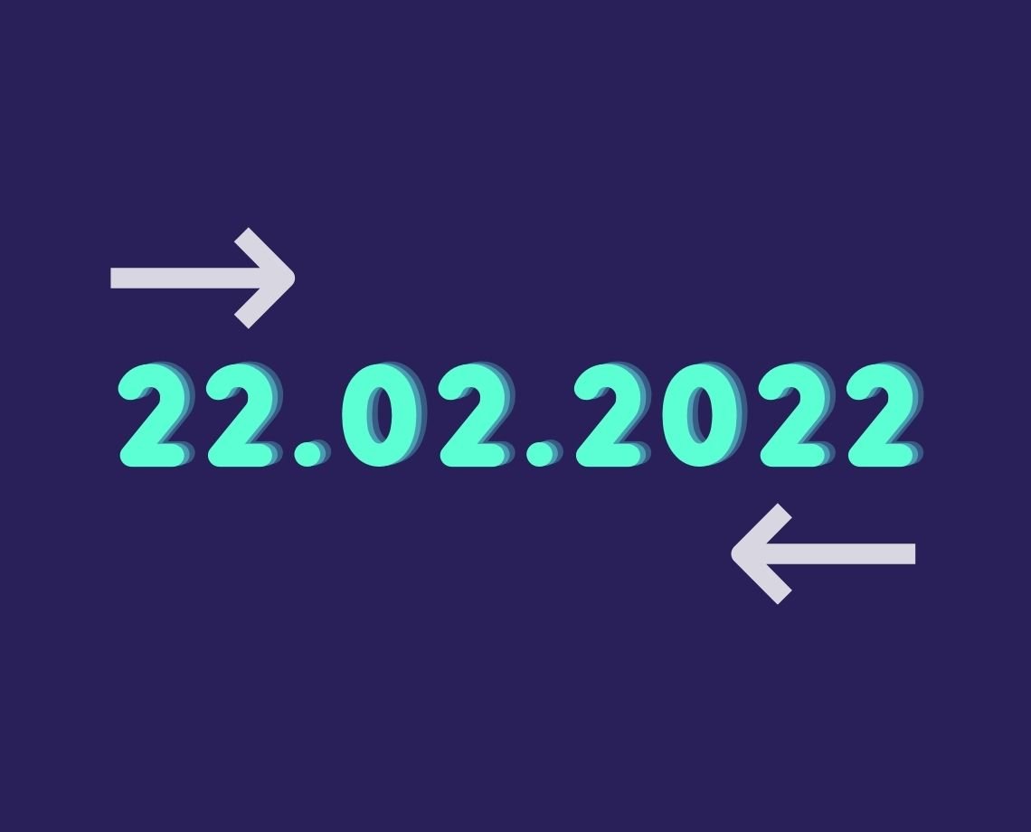 De trás para frente também é 22/02/2022: entenda o que é uma data palíndromo; esta é a última da década