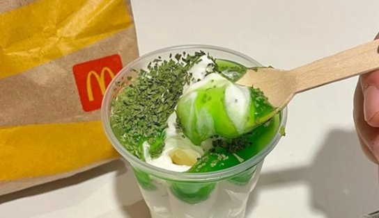 Vai um sorvete com coentro? novidade está sendo vendida no MC Donald's da China