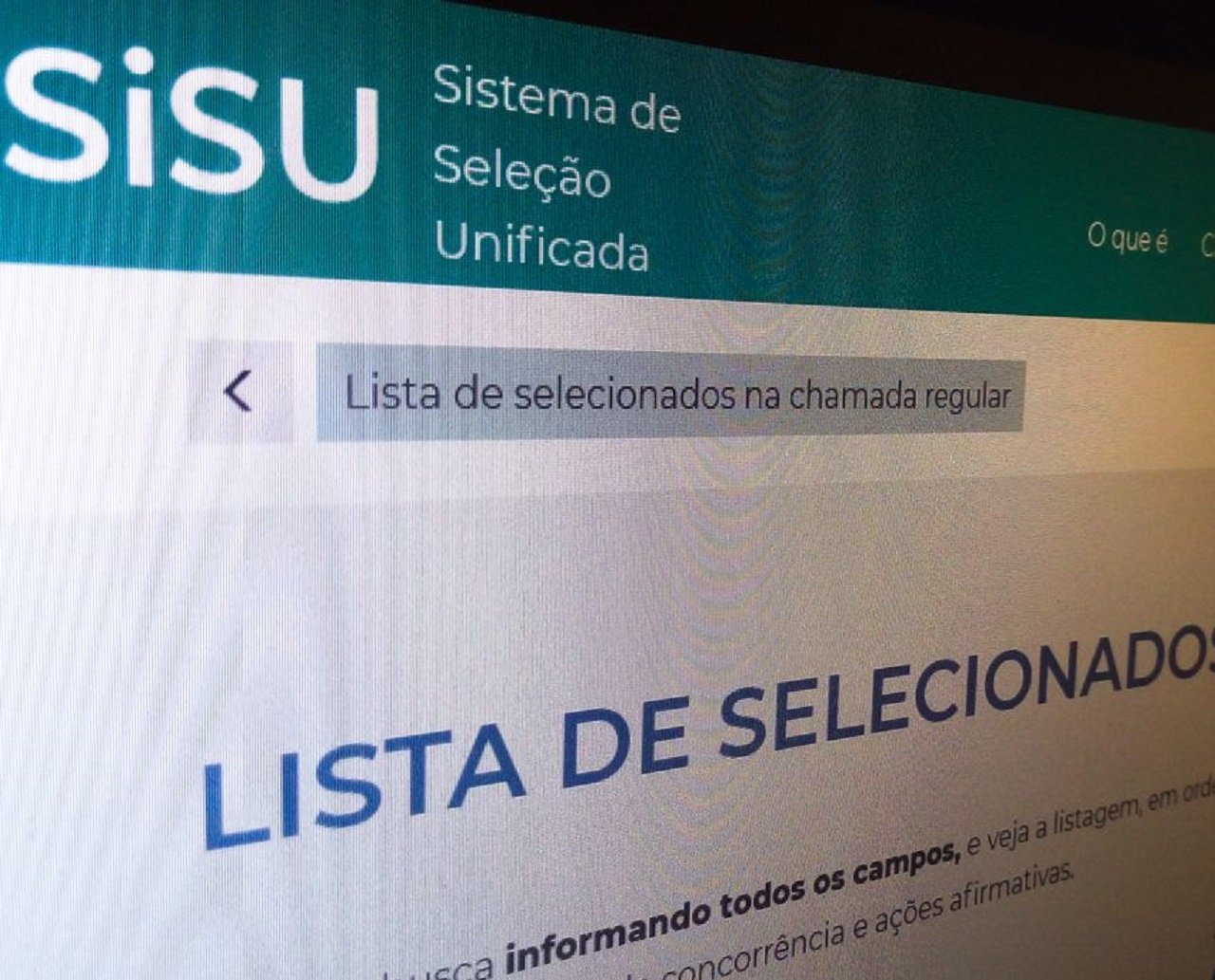 Começam nesta quarta-feira matrículas da primeira chamada do Sisu; são oferecidas 221.790 vagas no ensino superior