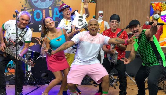 Que loucura, essa mistura! Confira os melhores momentos do SBT folia com a banda Armandinho, Dodô e Osmar