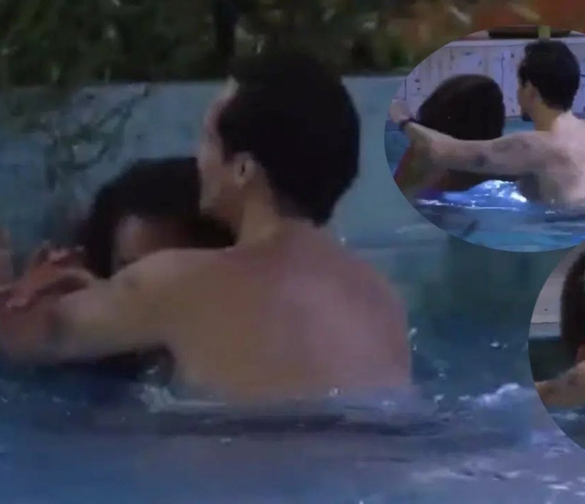 Eli recebe advertência após acuar Jessilane, amiga da ex, na piscina do BBB 22