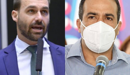 Chamado de “prefeito de geleia” por Eduardo Bolsonaro, Bruno Reis se irrita; “não deveria estar falando estas merdas”