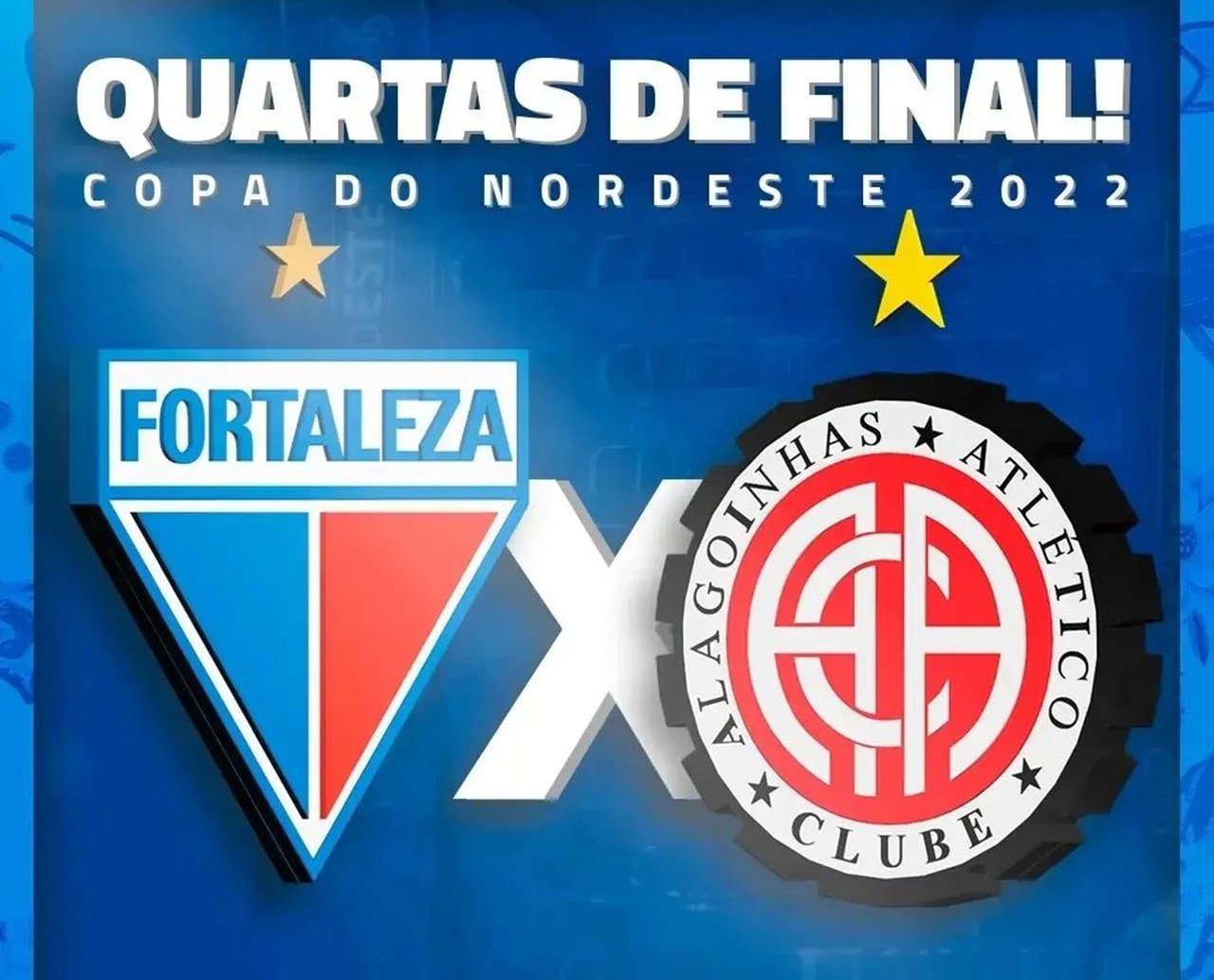 Confrontos das quartas de final da Copa do Nordeste são definidos; Atlético de Alagoinhas encara o Fortaleza