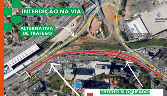 Trechos da Av. Tancredo Neves terão trânsito alterado a partir deste sábado; saiba o que muda