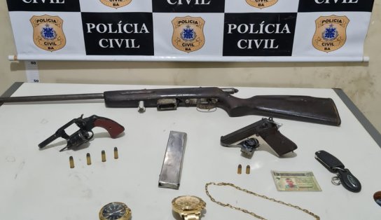 Desarmados: Armas que seriam utilizadas por traficantes no interior são apreendidas pela polícia