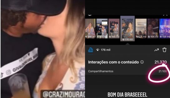 Influenciadora troca beijos com morador de rua espancado por personal e posta no Instagram