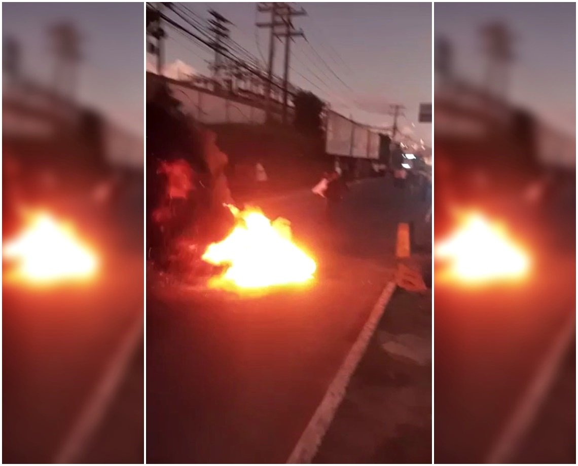 VÍDEO: Mototaxistas colocam fogo em via próxima a Estação Mussurunga após colega ser morto em viagem; Saiba mais: