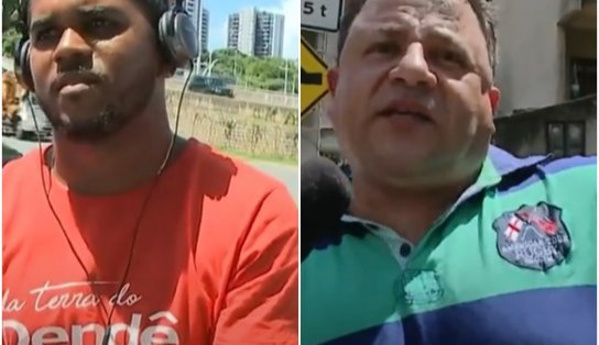 Briga de trânsito no Candeal: câmera de segurança mostra batida que desencadeou briga entre motoristas  