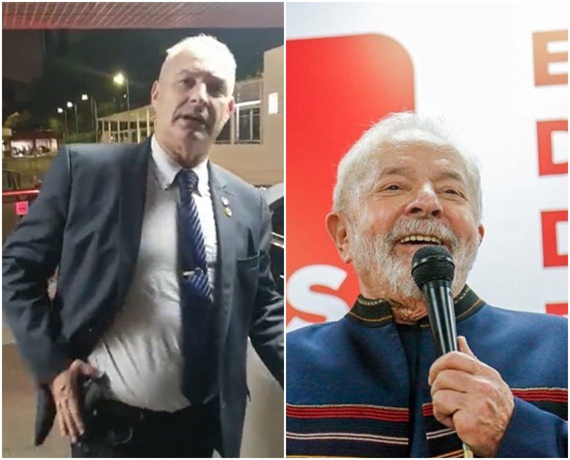 Com arma na cintura, deputado ameaça Lula após discurso na CUT; "vai lá em casa incomodar minha mulher"  