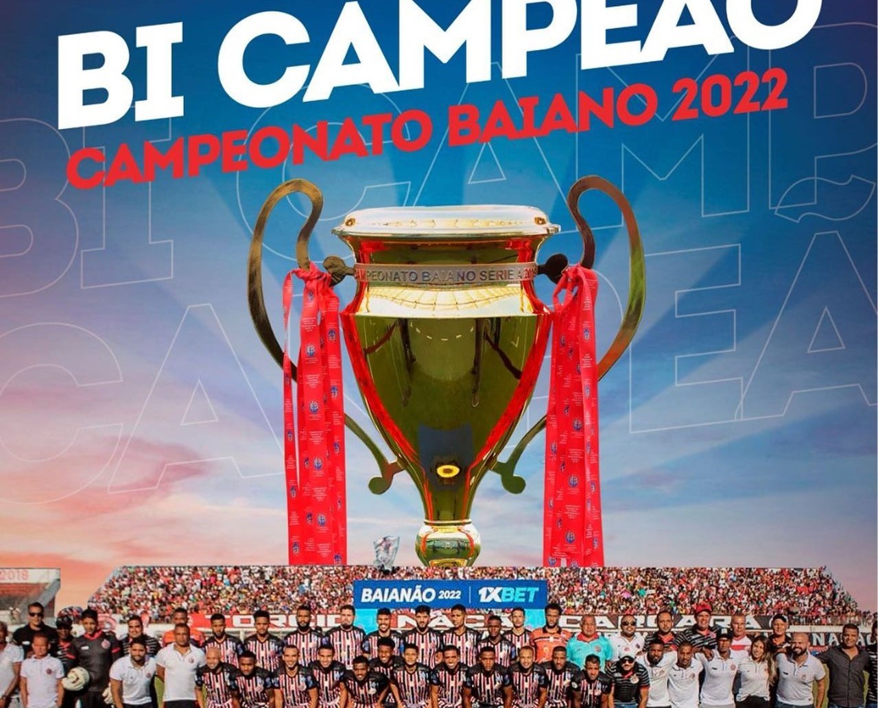 Atlético derrota Jacuipense e é primeiro clube do interior a ganhar dois Campeonatos Baianos seguidos 