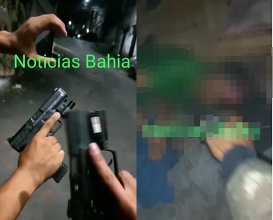 Traficantes matam três, gravam tudo e disseminam no WhatsApp em Salvador; vítimas estavam em matagal