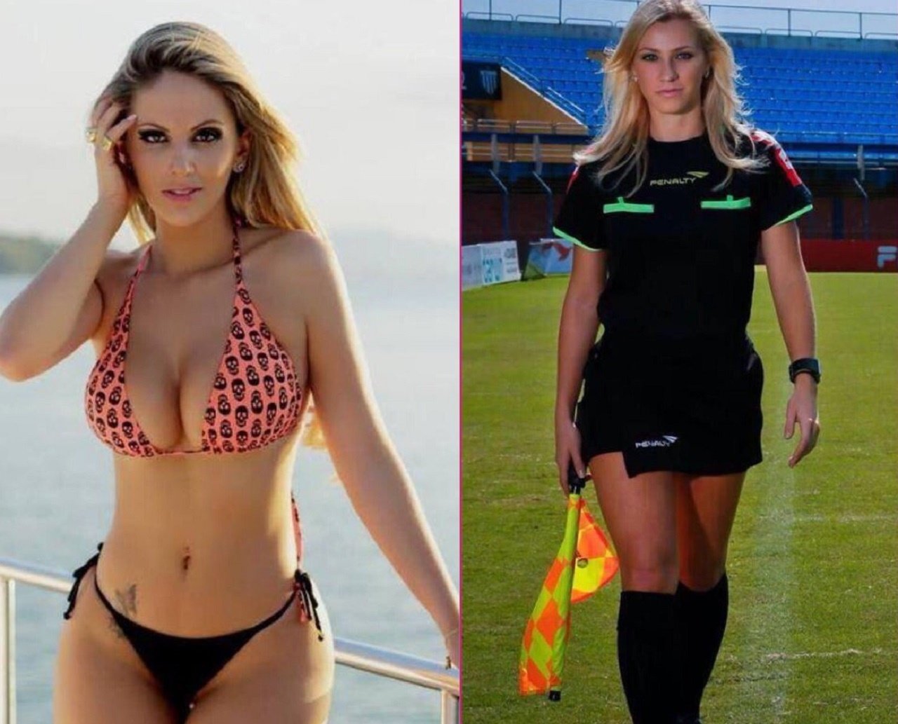 Comentarista de arbitragem, Fernanda Colombo relembra "nudes" que caíram em mãos erradas; "fiz no quarto do hotel"  