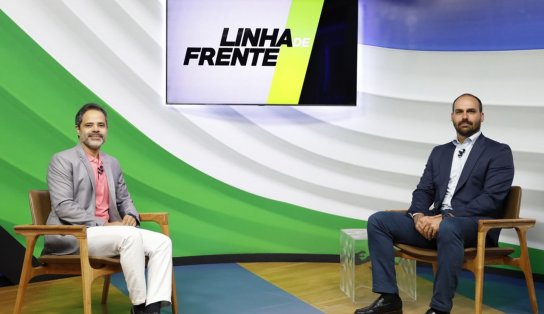 Eduardo Bolsonaro no Linha de Frente: filho "03" do presidente fala sobre guerra, Lula e outros assuntos   