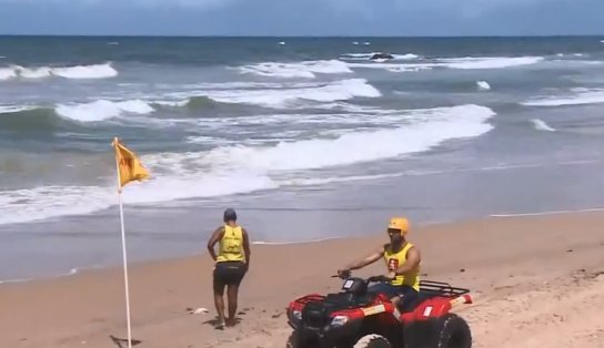 Salvamar alerta para risco em praias após morte de dois adolescentes na Ribeira; assista  