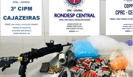 Polícia apreende fuzil, granada e drogas com criminosos em Águas Claras, mas bandidos fogem