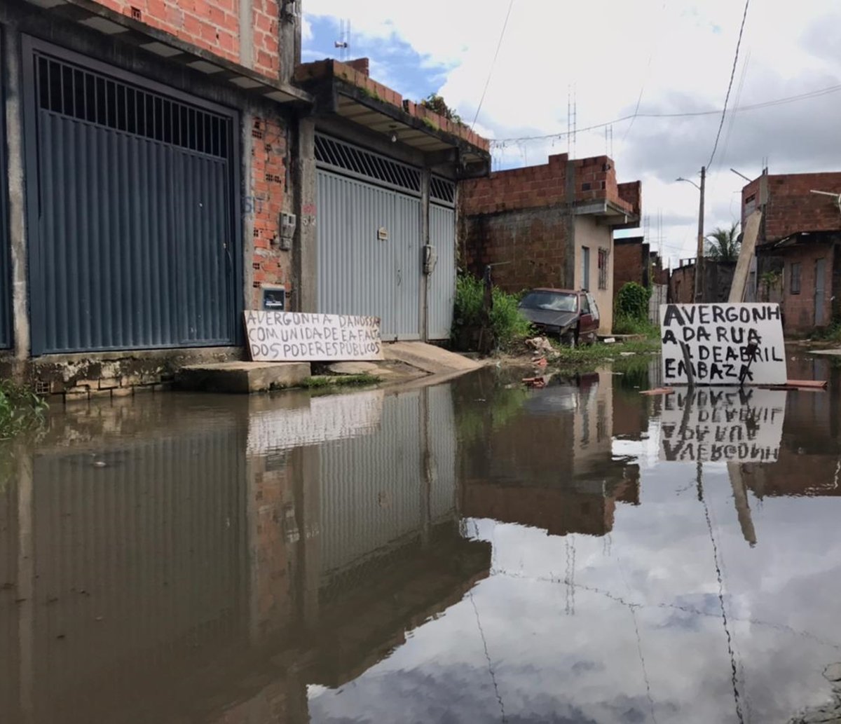 Na Rua da Mentira, esgoto para todo mundo ver é muito verdade no Subúrbio de Salvador; entenda 