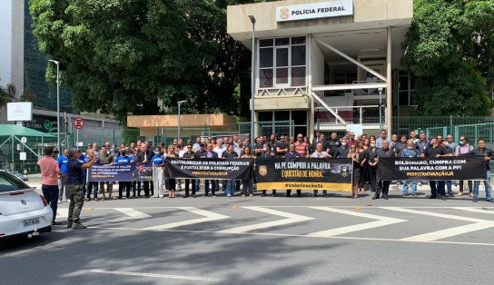 Na Bahia, Policiais Federais fazem protesto por restruturação da PF