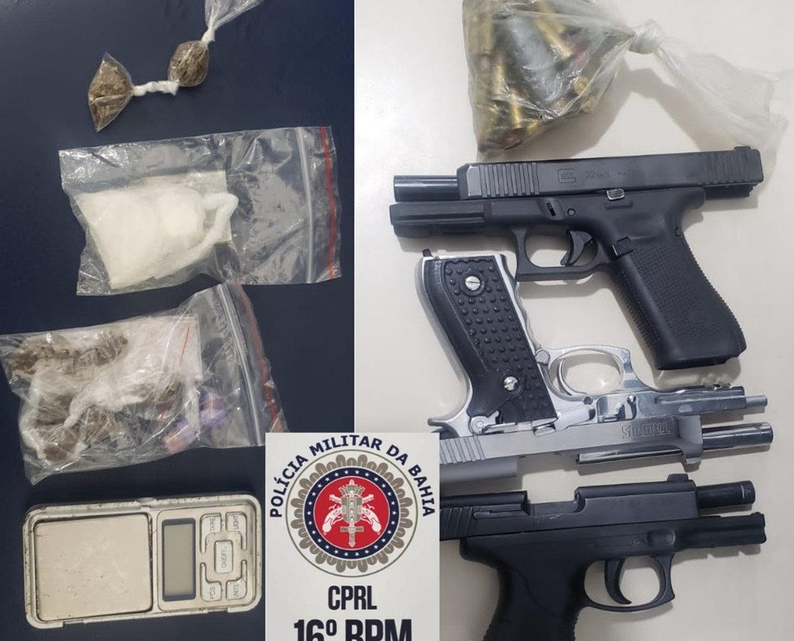 Três policiais suspeitos de extorsão são presos no interior da Bahia; militar da reserva conseguiu fugir