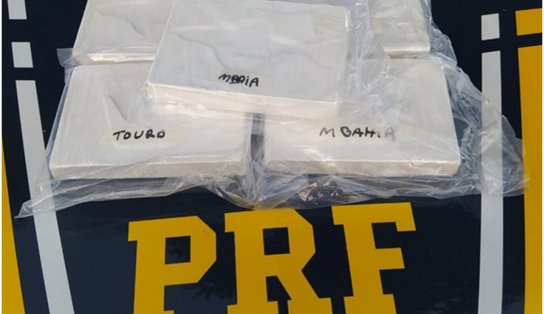 PRF apreende 8kg de cocaína escondidas em automóvel no interior da Bahia