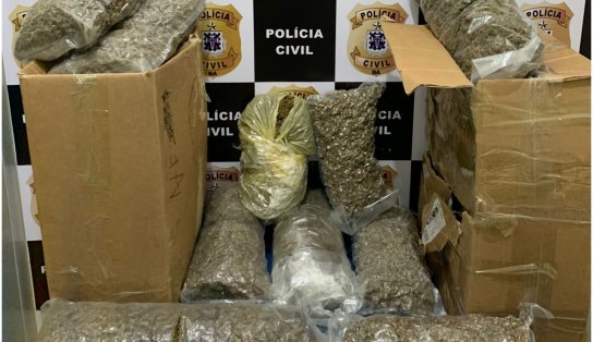 Polícia apreende 20 kg de maconha em Vitória da Conquista e desarticula esquema de tráfico interestadual