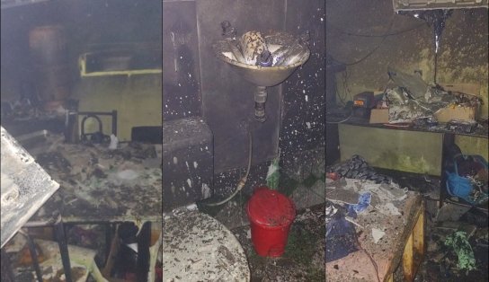 Agressor de mulher incendeia casa e PMs resgatam cinco crianças do imóvel em chamas, em Imbassaí