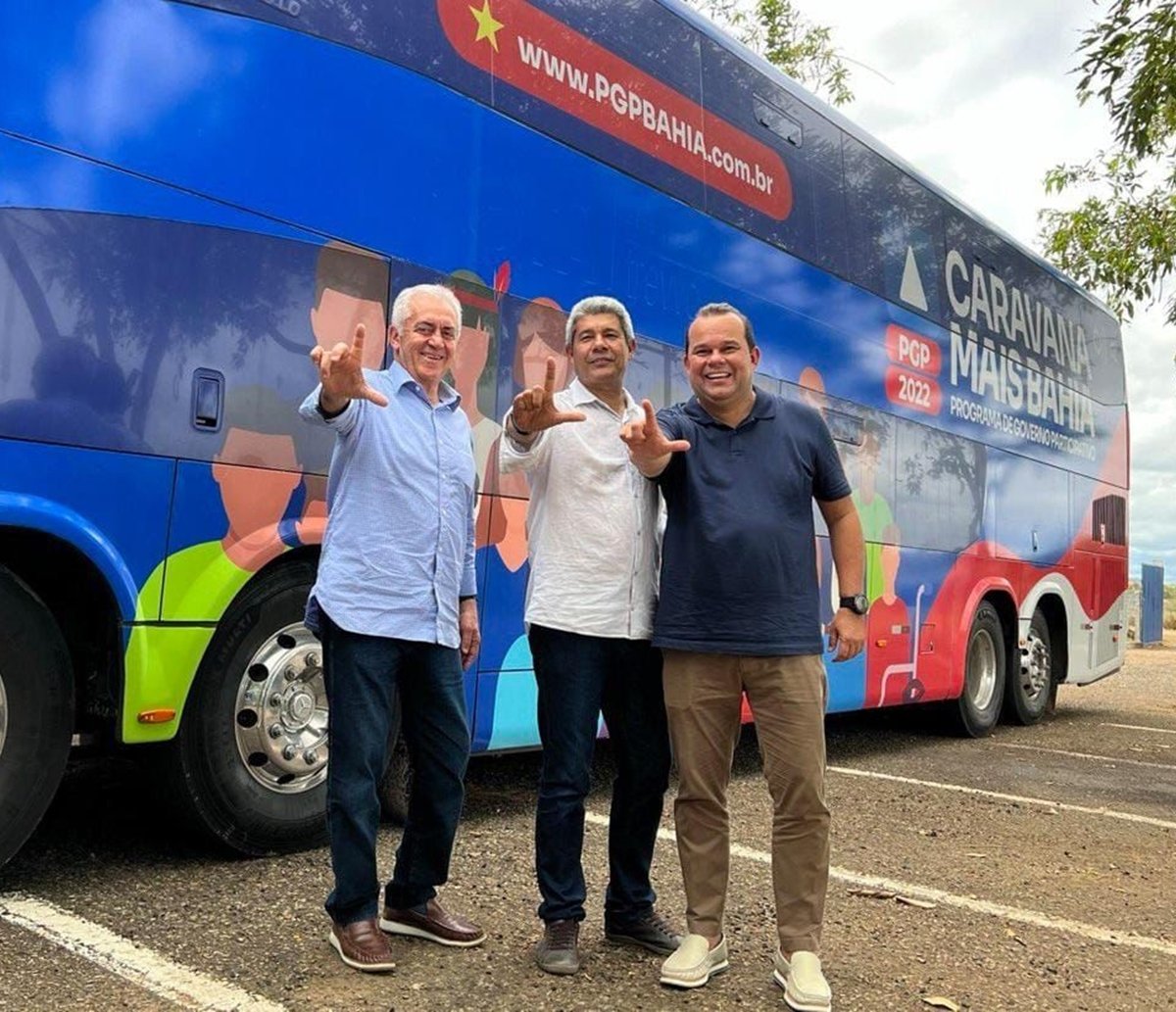 Jerônimo, Geraldo e Otto vão a Ilhéus, Itabuna e Santo Antônio de Jesus neste fim de semana