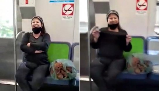 Mulher causa revolta em metrô de Belo Horizonte por atacar família que estava no mesmo vagão; "sou racista"